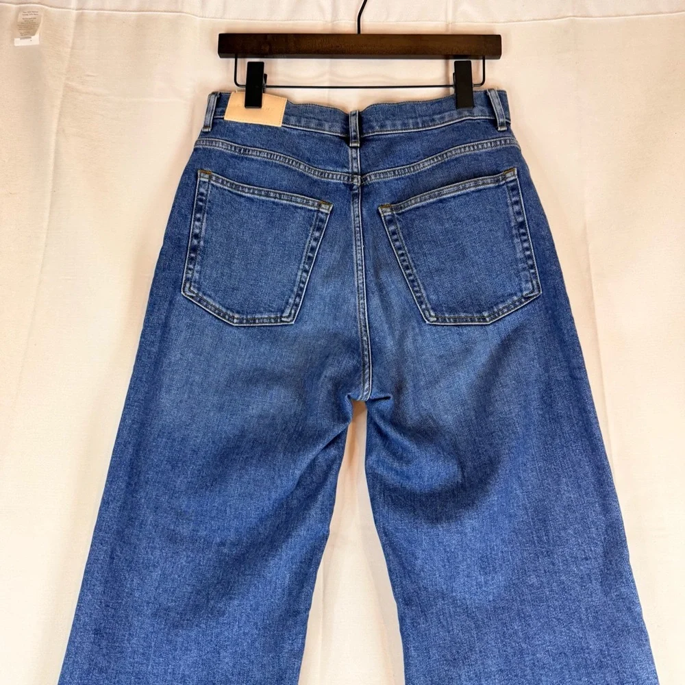 EVERLANE Women’s Size 28R Denim Jeans Way-High Jean Style Stretch High Rise